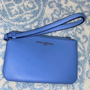 Karl Lagerfeld Baby Blue Wristlet